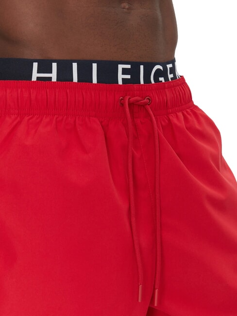 TH Maillot de bain &eacute;lastiqu&eacute; &agrave; logo rouge moyen - Maillots de bain