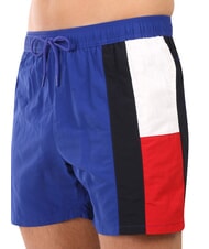 TOMMY HILFIGER TH boxeur de natation &agrave; drapeau lat&eacute;ral bleu en coin - Maillots de bain - 4