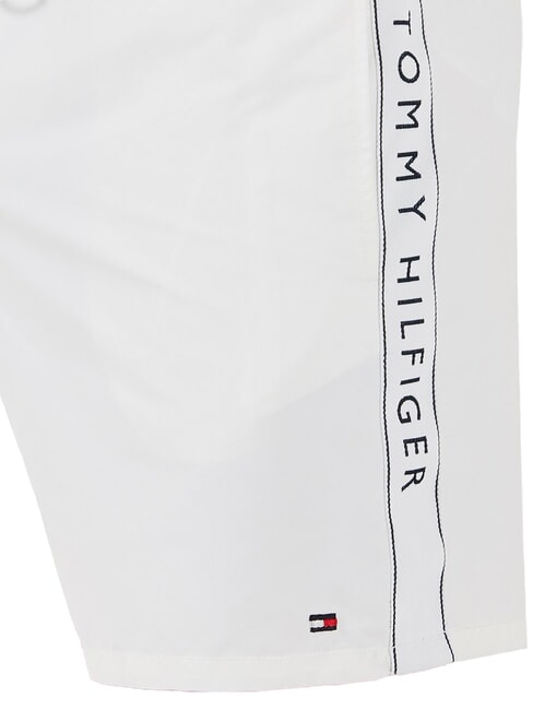 TH Boxer de bain avec logo lat&eacute;ral blanc optique - Maillots de bain