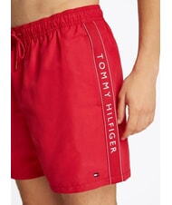 TOMMY HILFIGER TH Boxer de bain avec logo lat&eacute;ral rouge moyen - Maillots de bain - 3