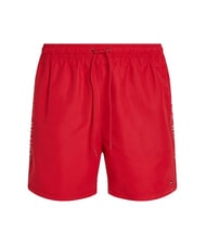 TOMMY HILFIGER TH Boxer de bain avec logo lat&eacute;ral rouge moyen - Maillots de bain - 4