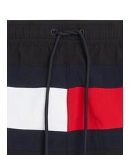 TOMMY HILFIGER TH Short de bain &agrave; logo drapeau noir - Maillots de bain - 3