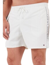 TOMMY HILFIGER TH Boxer de bain avec logo lat&eacute;ral blanc optique - Maillots de bain - 3