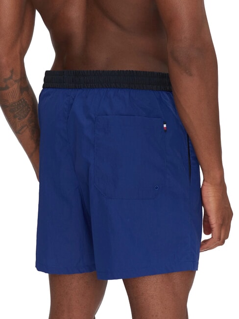 TH Short de bain bicolore bleu en coin - Maillots de bain
