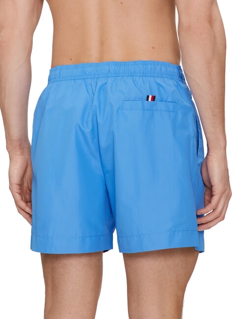 TH costume de boxeur avec logo vertical sort bleu - Maillots de bain