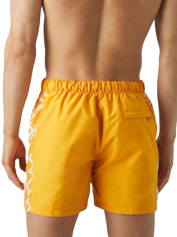 TH Costume avec bandes lat&eacute;rales monogramm&eacute;es glace &agrave; l'abricot/blanc cr&eacute;meux - Maillots de bain