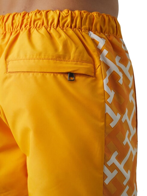 TH Costume avec bandes lat&eacute;rales monogramm&eacute;es glace &agrave; l'abricot/blanc cr&eacute;meux - Maillots de bain