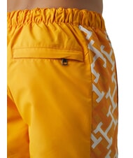 TOMMY HILFIGER TH Costume avec bandes lat&eacute;rales monogramm&eacute;es glace &agrave; l'abricot/blanc cr&eacute;meux - Maillots de bain - 3