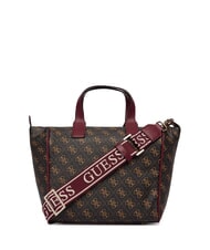 GUESS FOLLIE Sac &agrave; main avec bandouli&egrave;re marron - Sacs pour Femme - 2