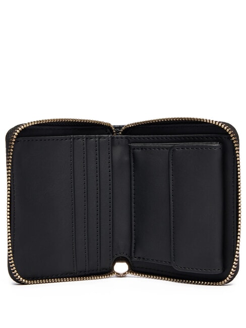 CRESIDIA 2 Petit portefeuille logo noir - Portefeuilles Femme