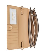 GUESS NOELLE 2 Mini pochette avec bandouli&egrave;re taupe - Sacs pour Femme - 4