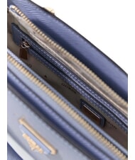 GUESS NOELLE 2 Petit sac &agrave; main avec bandouli&egrave;re gris bleu - Sacs pour Femme - 3