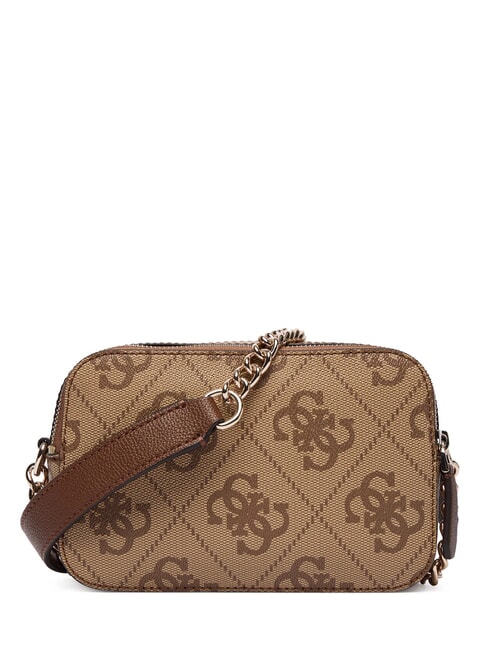 NOELLE 2 Mini sac bandouli&egrave;re pour appareil photo logo latte / marron - Sacs pour Femme