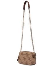 GUESS NOELLE 2 Mini sac bandouli&egrave;re pour appareil photo logo latte / marron - Sacs pour Femme - 3