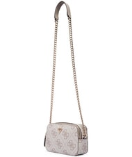 GUESS NOELLE 2 Mini sac bandouli&egrave;re pour appareil photo logo taupe fonc&eacute; - Sacs pour Femme - 3