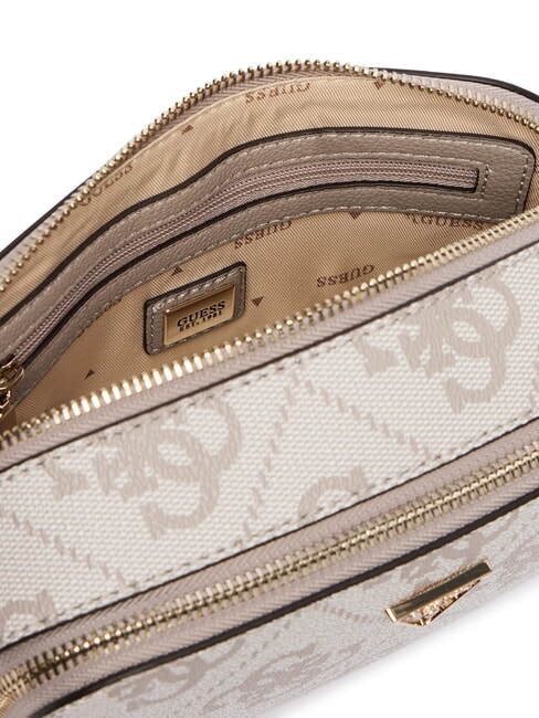 NOELLE 2 Mini sac bandouli&egrave;re pour appareil photo logo taupe fonc&eacute; - Sacs pour Femme