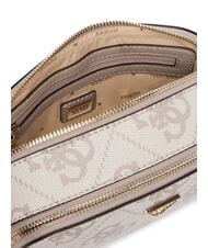 GUESS NOELLE 2 Mini sac bandouli&egrave;re pour appareil photo logo taupe fonc&eacute; - Sacs pour Femme - 4