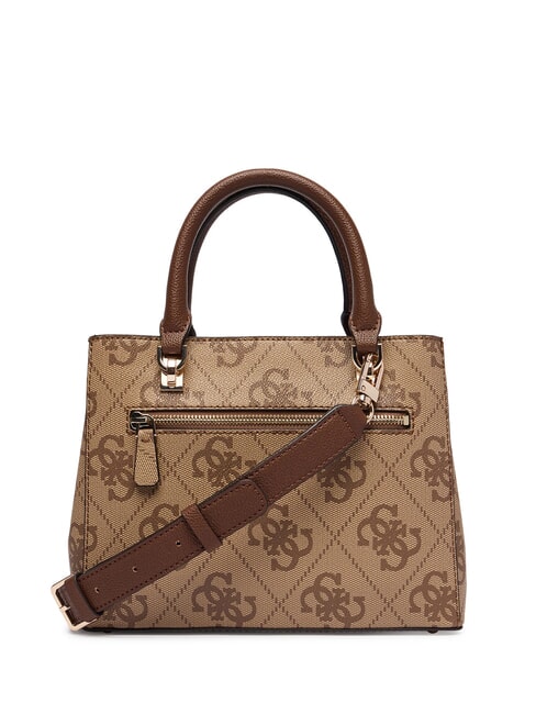 NOELLE 2 Sac &agrave; main avec bandouli&egrave;re logo latte / marron - Sacs pour Femme