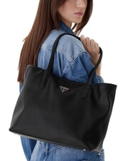 GUESS VICTTORIA 2 Sac bandouli&egrave;re avec pochette NOIR - Sacs pour Femme - 7