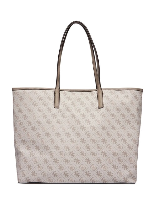 ECO VICTTORIA Sac &agrave; bandouli&egrave;re logo taupe fonc&eacute; - Sacs pour Femme