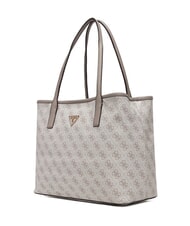 GUESS VICTTORIA 2 Sac cabas port&eacute; &eacute;paule, avec pochette logo taupe fonc&eacute; - Sacs pour Femme - 3