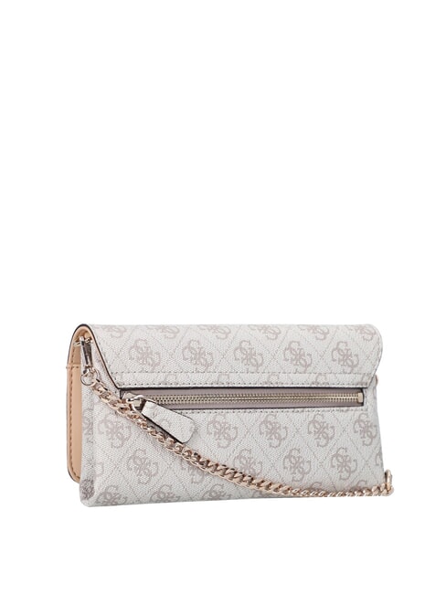 NOELLE 2 Mini sac bandouli&egrave;re logo taupe fonc&eacute; - Sacs pour Femme