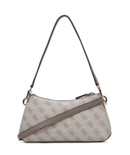 GUESS NOELLE 2 Sac bandouli&egrave;re, sac port&eacute; travers logo taupe fonc&eacute; - Sacs pour Femme - 2