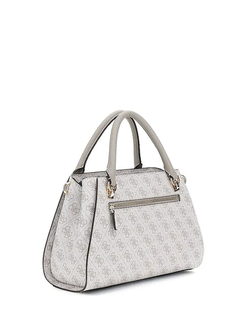 NOELLE 2 Sac &agrave; main avec bandouli&egrave;re logo taupe fonc&eacute; - Sacs pour Femme