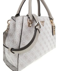 GUESS NOELLE 2 Sac &agrave; main avec bandouli&egrave;re logo taupe fonc&eacute; - Sacs pour Femme - 3