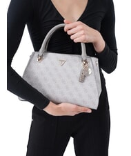 GUESS NOELLE 2 Sac &agrave; main avec bandouli&egrave;re logo taupe fonc&eacute; - Sacs pour Femme - 5