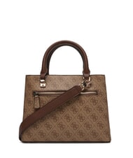 GUESS NOELLE 2 Sac &agrave; main avec bandouli&egrave;re logo latte / marron - Sacs pour Femme - 2