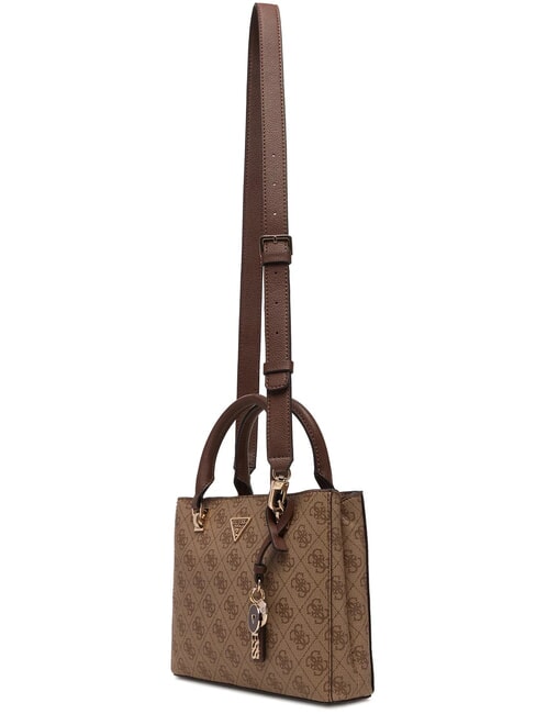 NOELLE 2 Sac &agrave; main avec bandouli&egrave;re logo latte / marron - Sacs pour Femme