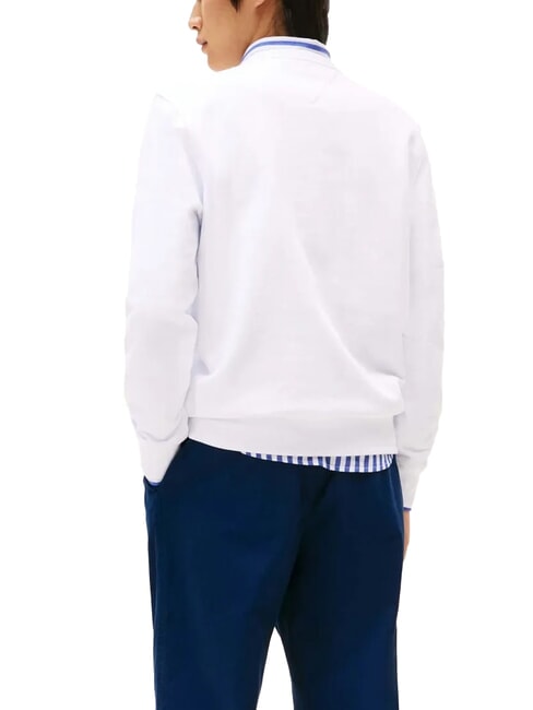 TH Sweat-shirt en coton &agrave; col rond avec embl&egrave;me blanc - Pulls molletonn&eacute;s