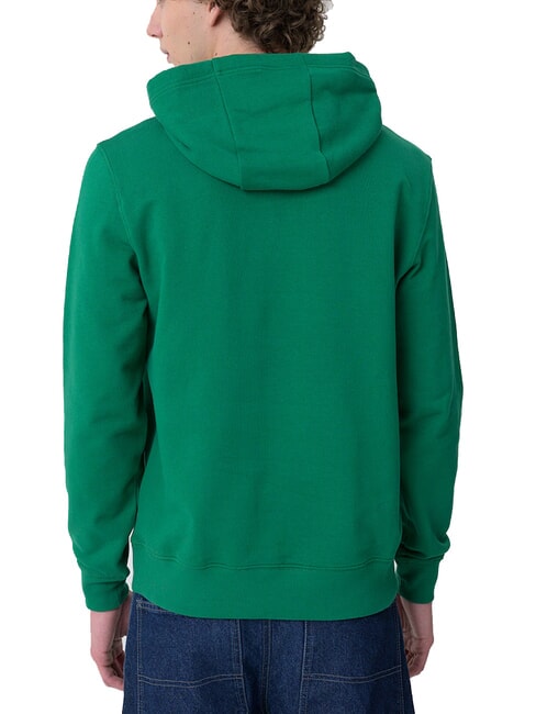 TH Sweat &agrave; capuche imprim&eacute; nouveau vert - Pulls molletonn&eacute;s