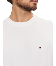 TOMMY HILFIGER TH Sweat-shirt en coton &agrave; col rond blanc - Pulls molletonn&eacute;s - 3