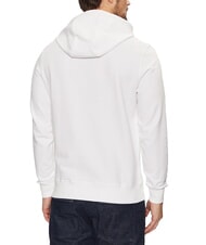 TOMMY HILFIGER TH Sweat &agrave; capuche en coton blanc - Pulls molletonn&eacute;s - 2