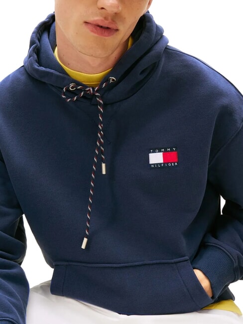 TH SAILING Sweat-shirt &agrave; poche et capuche Marine de Yale - Pulls molletonn&eacute;s