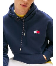 TOMMY HILFIGER TH SAILING Sweat-shirt &agrave; poche et capuche Marine de Yale - Pulls molletonn&eacute;s - 3