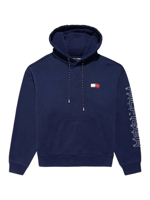 TH SAILING Sweat-shirt &agrave; poche et capuche Marine de Yale - Pulls molletonn&eacute;s