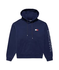 TOMMY HILFIGER TH SAILING Sweat-shirt &agrave; poche et capuche Marine de Yale - Pulls molletonn&eacute;s - 4
