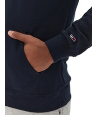 TOMMY HILFIGER TH JEANS Sweat-shirt &agrave; poche et capuche marine nuit noire - Pulls molletonn&eacute;s - 4