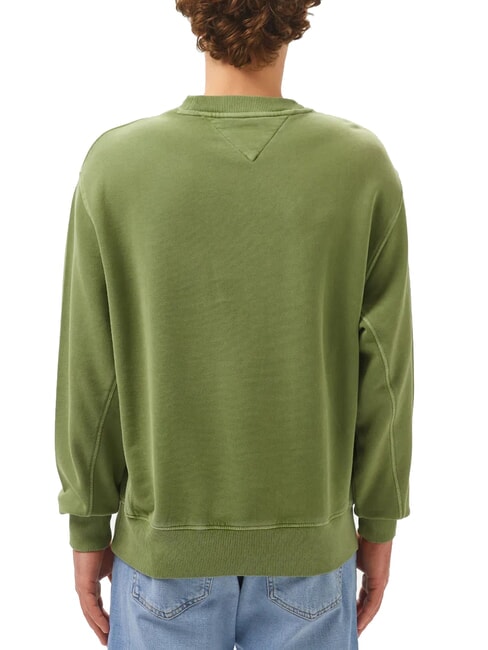 TH JEANS Sweat-shirt &agrave; col rond Aruba Vert - Pulls molletonn&eacute;s