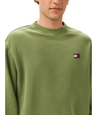 TOMMY HILFIGER TH JEANS Sweat-shirt &agrave; col rond Aruba Vert - Pulls molletonn&eacute;s - 3
