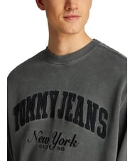 TOMMY HILFIGER TH JEANS Sweat-shirt avec logo ours en peluche noir - Pulls molletonn&eacute;s - 3
