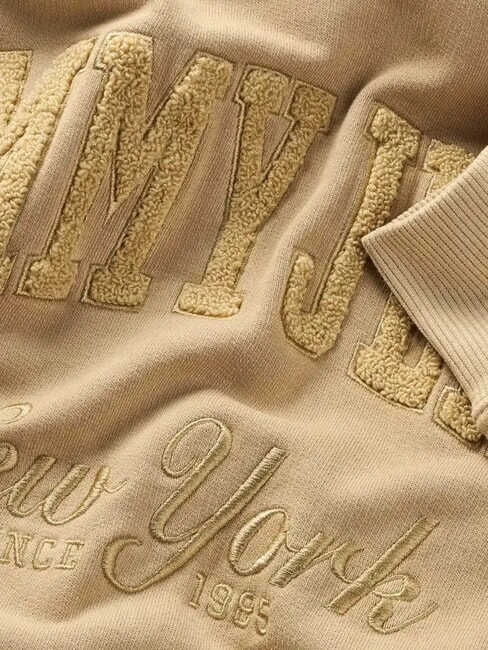 TH JEANS Sweat-shirt avec logo ours en peluche relique tan - Pulls molletonn&eacute;s