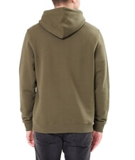 TOMMY HILFIGER TH JEANS Sweat &agrave; capuche avec &eacute;cusson drapeau vert fatigue - Pulls molletonn&eacute;s - 2