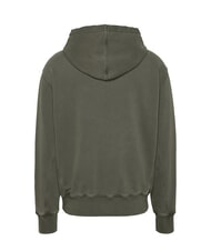 TOMMY HILFIGER TH JEANS Sweat &agrave; capuche avec logo brod&eacute; vert fatigue - Pulls molletonn&eacute;s - 5