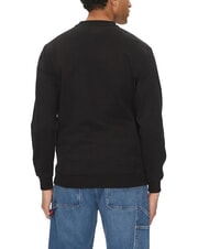 TOMMY HILFIGER TH JEANS Sweat-shirt en coton &agrave; col rond noir - Pulls molletonn&eacute;s - 2