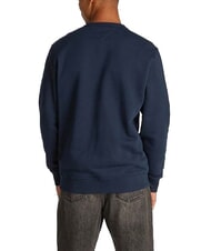 TOMMY HILFIGER TH JEANS Sweat-shirt en coton &agrave; col rond marine nuit noire - Pulls molletonn&eacute;s - 2