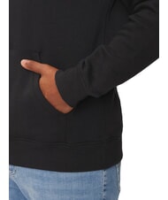 TOMMY HILFIGER TH JEANS Sweat-shirt &agrave; poche et capuche noir - Pulls molletonn&eacute;s - 4